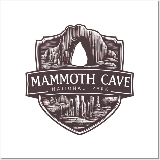 Retro Mammoth Cave National Park Wall Art by Perspektiva